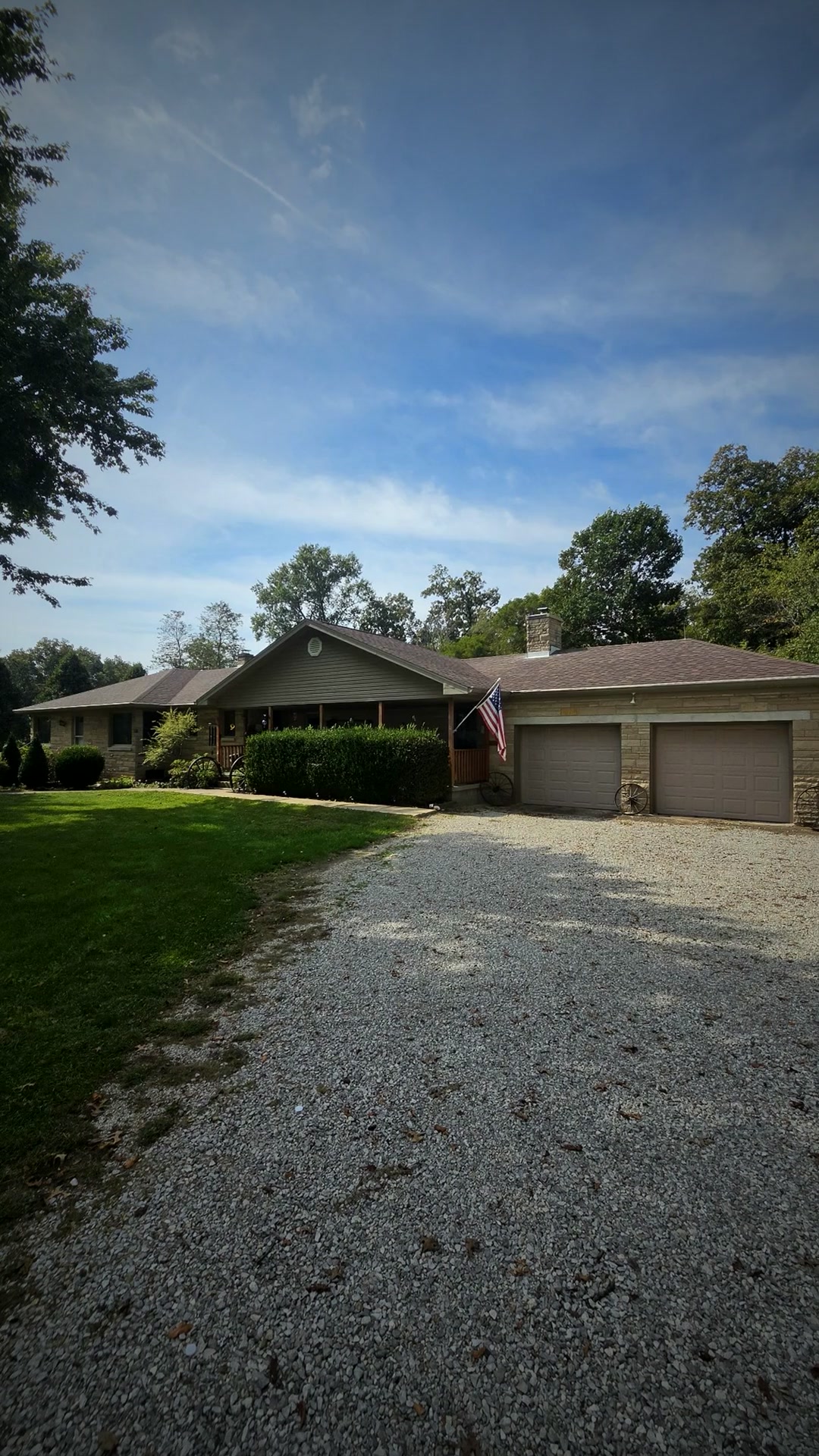 End of the project showing the home with its completed new roof